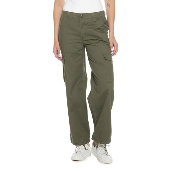 リーバイス レディース ボトムス カジュアルパンツ カーゴパンツ Levis 94 Baggy Cargo Pants Mid Rise Army Green グリーン