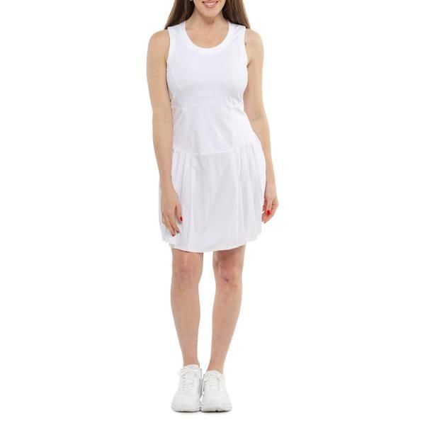 ロル レディース トップス ワンピース ノースリーブ Lole Game Dress Sleeveless White W101 ホワイト