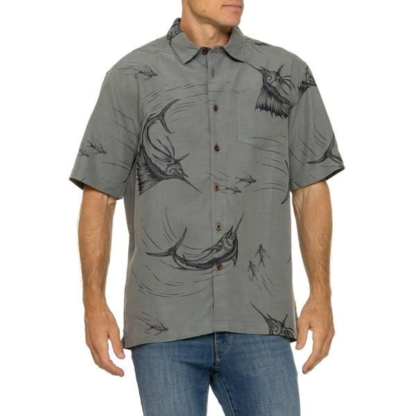 クイックシルバー ウォーター マン メンズ トップス シャツ Quiksilver Waterman The Chase Shirt Short Sleeve Smoke Pearl パール
