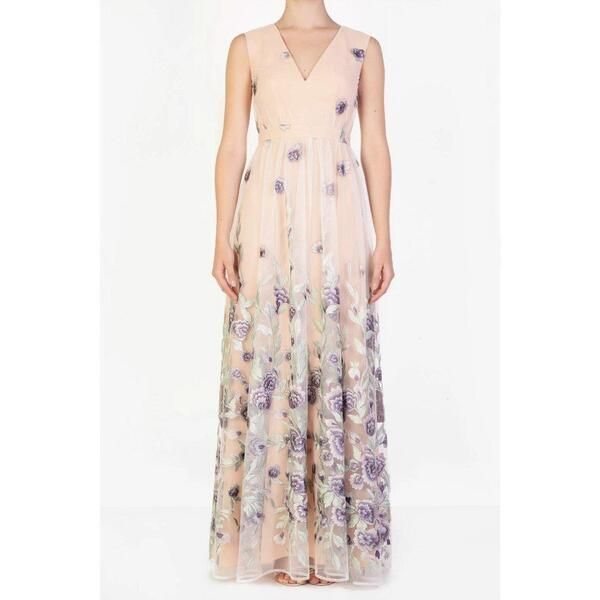 トゥルーデカデンス レディース トップス ワンピース マキシ True Decadence TRUE Maxi Dress Ld99 Nude Lilac Embr ライラック