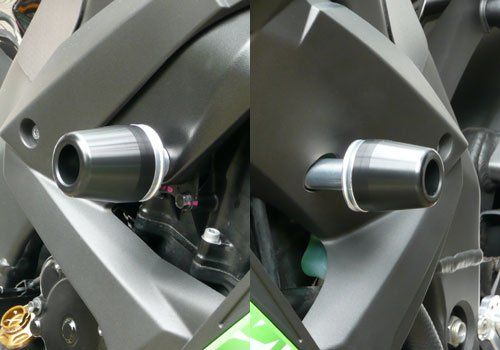 新品 アグラス(AGRAS) レーシングスライダー フレームタイプ ロゴ無 ジュラコン:ホワイト ZX-10R(10) 342-483-000