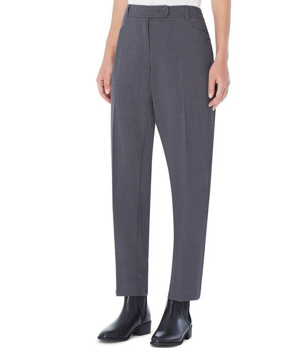 ジョーンズニューヨーク レディース ボトムス カジュアルパンツ ストレート Jones New York BiStretch Tapered Straight Leg Woven Pants Grey