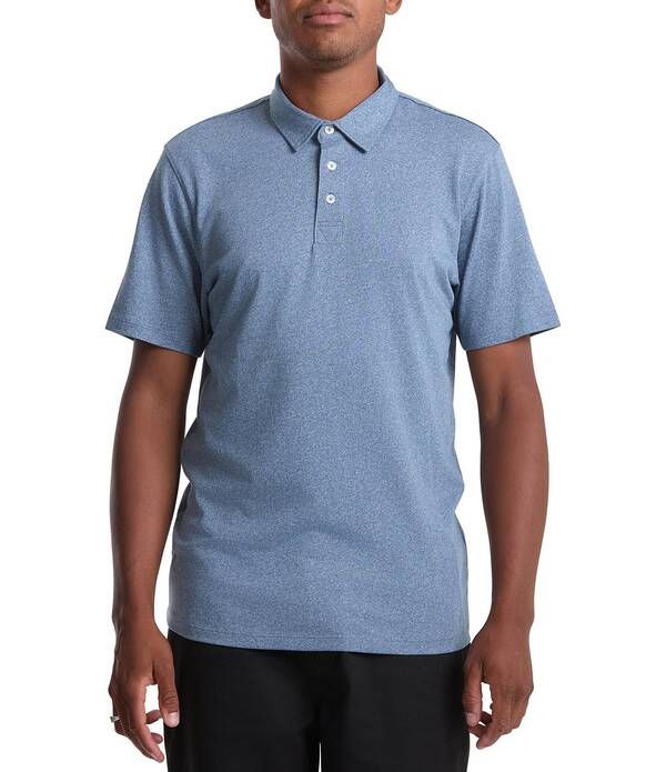 ボルコム メンズ トップス シャツ Volcom Wowzer Modern Fit Short Sleeve Polo Shirt Blue Wash ブルー