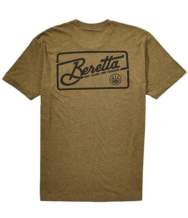 ベレッタ メンズ トップス シャツ Beretta Retro Patch Short Sleeve TShirt Sage Green グリーン