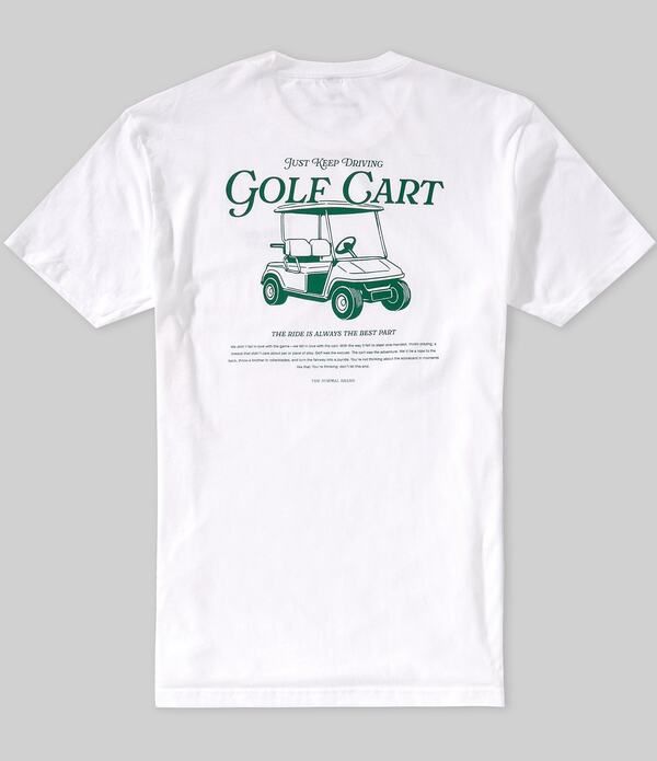 ノーマルブランド メンズ トップス シャツ The Normal Brand Green Cart Short Sleeve TShirt White ホワイト