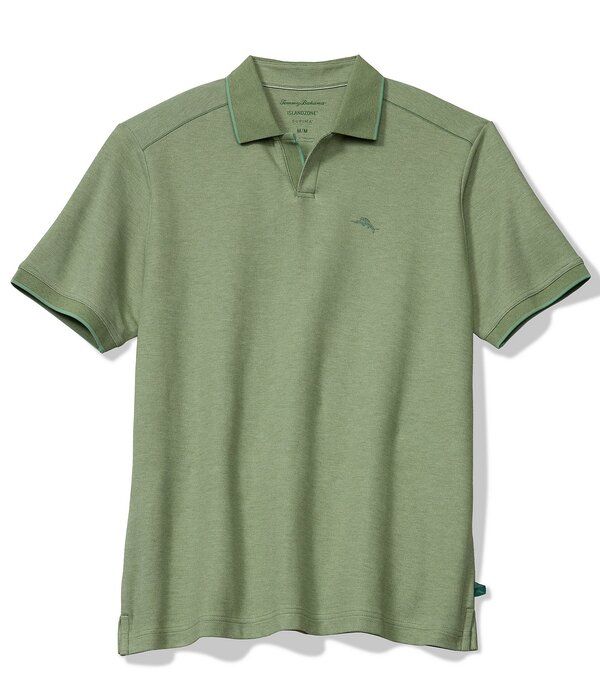 トッミーバハマ メンズ トップス シャツ トール Tommy Bahama Big Tall Emfielder Johnny Collar Short Sleeve Polo Shirt Baby