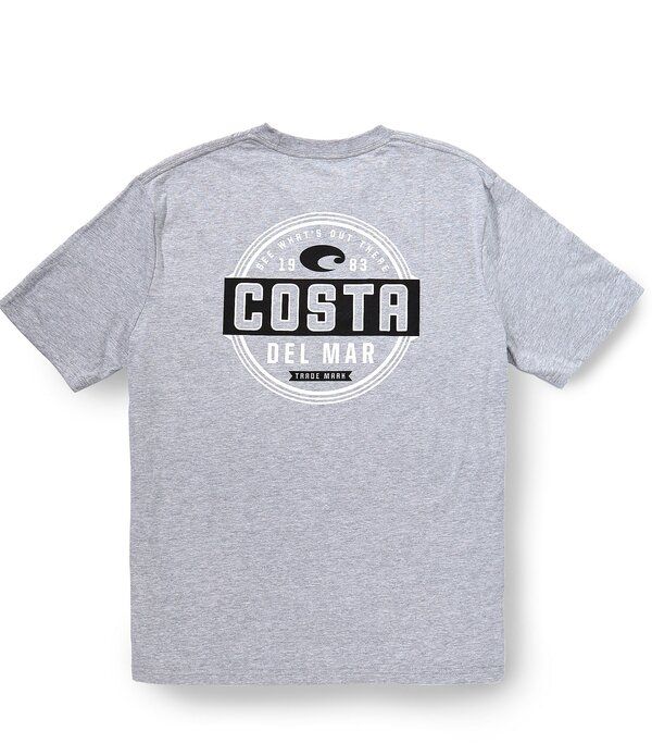 コスタ メンズ トップス シャツ グラフィック Costa Prado Short Sleeve Graphic TShirt Heather Grey グレー