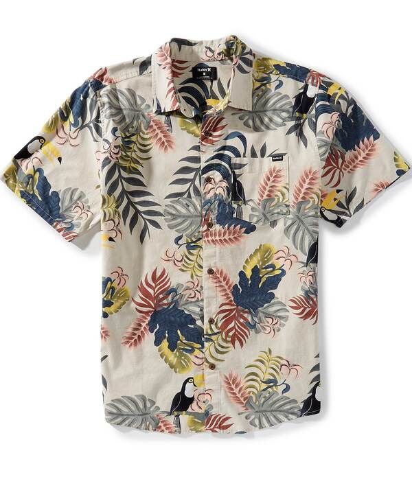 ハーレー メンズ トップス シャツ Hurley Lido Short Sleeve Woven Shirt Bone 3