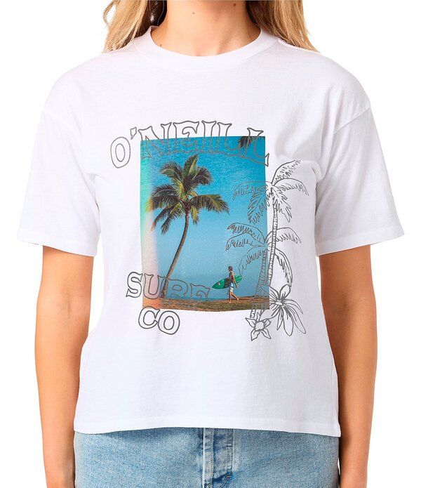 オニール レディース トップス シャツ ONeill Doodleshort Sleeveasy FitShirt White ホワイト