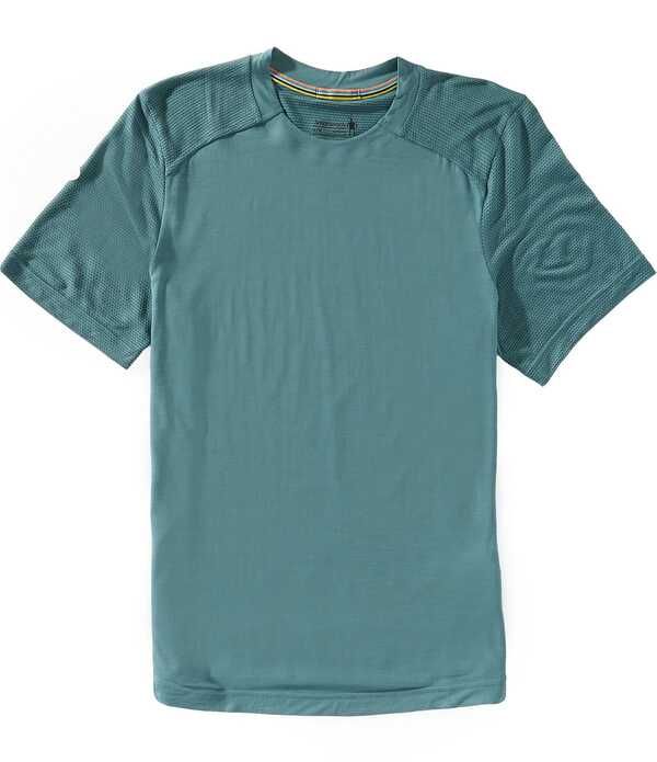 スマートウール メンズ トップス シャツ メッシュ SmartWool Active Meshort Sleeve TShirt Dusty Teal ティール