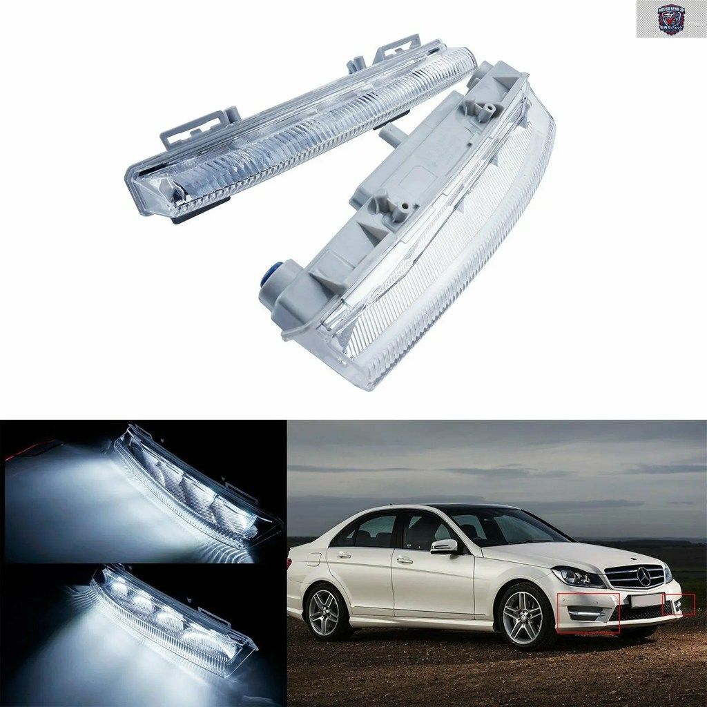 メルセデスベンツ W204 W212 R172 C207 LED DRL フォグ デイタイム