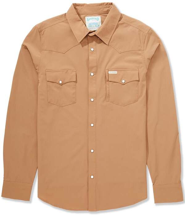 センデロプロビジョンズ メンズ トップス シャツ Sendero Provisions Co Tailored Fit Performance Long Sleeve Western Shirt Li