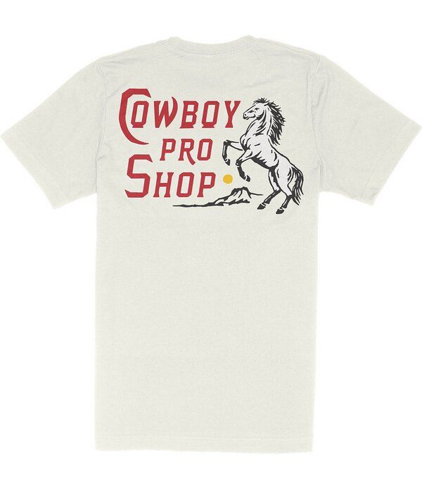 センデロプロビジョンズ メンズ トップス シャツ Sendero Provisions Co Cowboy Pro Shop TShirt White ホワイト