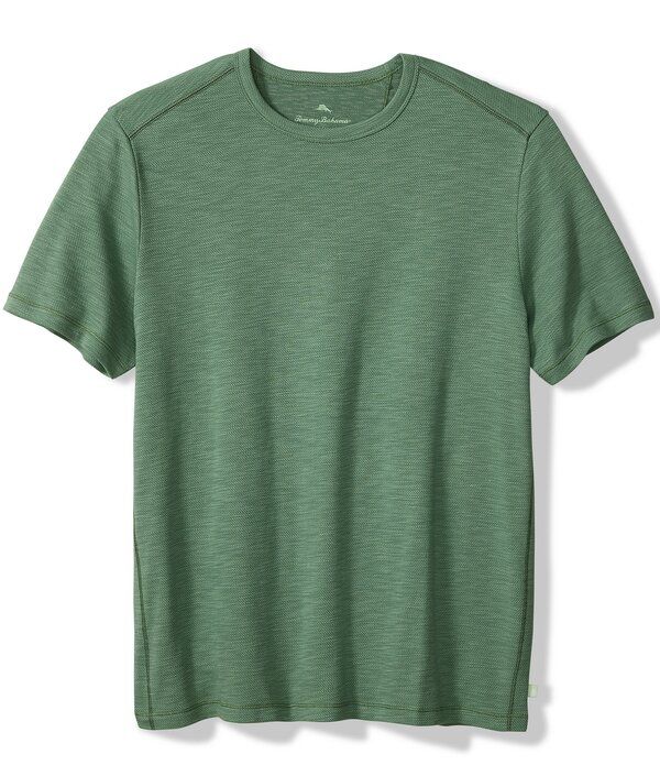トッミーバハマ メンズ トップス シャツ Tommy Bahama Sand Wave Short Sleeve TShirt Natural Mint ミント