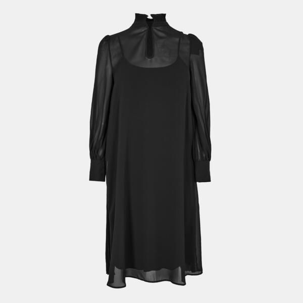 ボス レディース トップス ワンピース Boss Womens Dijuna Wrap Dress Black ブラック