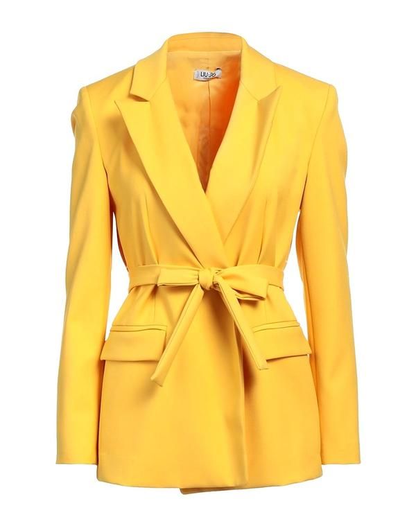 リュージョー レディース アウター ジャケット・ブルゾン テーラードジャケット LIU JO Yellow イエロー