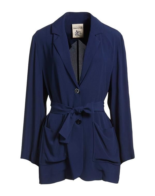 セミクチュール レディース アウター ジャケット・ブルゾン テーラードジャケット SEMICOUTURE Navy ネイビー