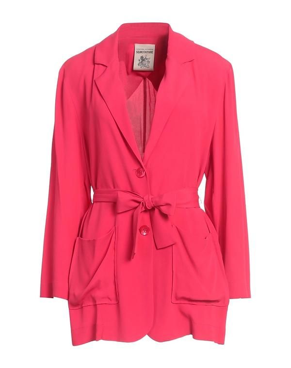 セミクチュール レディース アウター ジャケット・ブルゾン テーラードジャケット SEMICOUTURE Fuchsia フューシャ