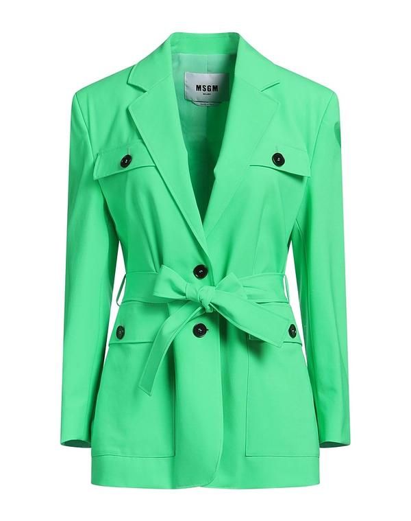 エムエスジイエム レディース アウター ジャケット・ブルゾン テーラードジャケット MSGM Green グリーン