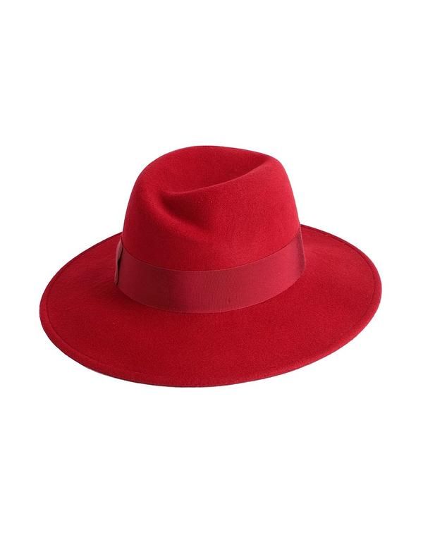 ボルサリーノ レディース アクセサリー 帽子 BORSALINO Red レッド