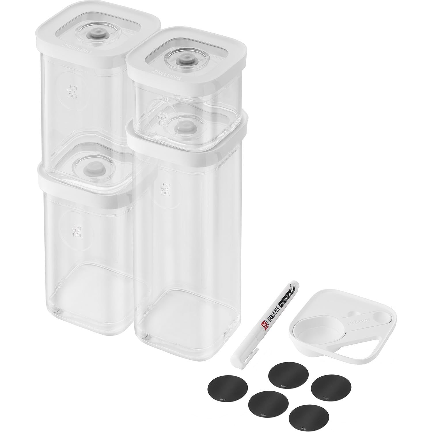 ZWILLING ツヴィリング 「 フレッシュ&セーブ キューブ スターターセット S 6点セット 」 セット コンテナ 真空保存 密閉 保存 容器 キャニスター 収納 【日本正規販売品】Fresh & Save CUBE Z1025-971 c091a658