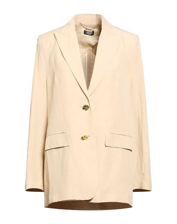 リュージョー レディース アウター ジャケット・ブルゾン テーラードジャケット LIU JO Beige ベージュ