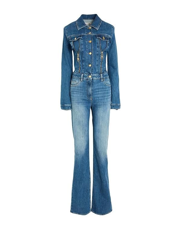 エリザベッタフランキ レディース トップス ジャンプスーツ ELISABETTA FRANCHI Blue ブルー