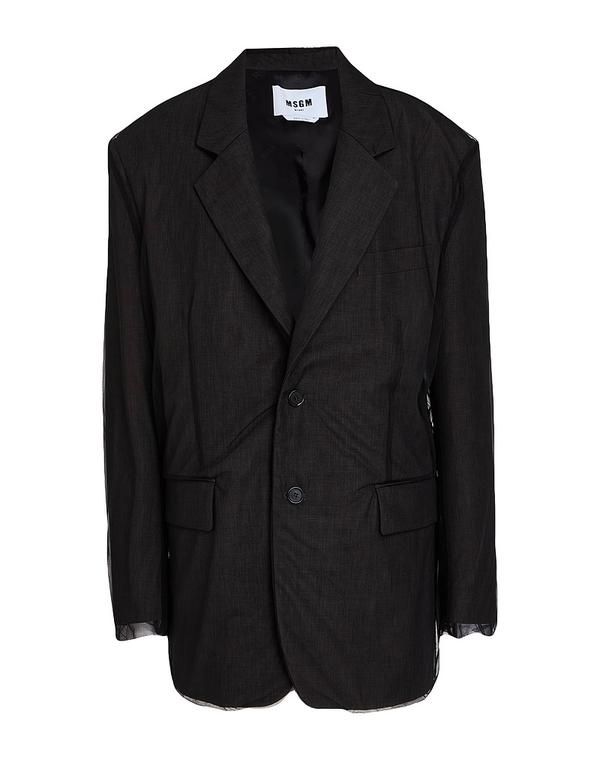 エムエスジイエム レディース アウター ジャケット・ブルゾン テーラードジャケット MSGM Black ブラック