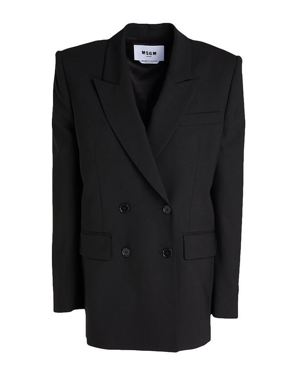 エムエスジイエム レディース アウター ジャケット・ブルゾン テーラードジャケット MSGM Black ブラック