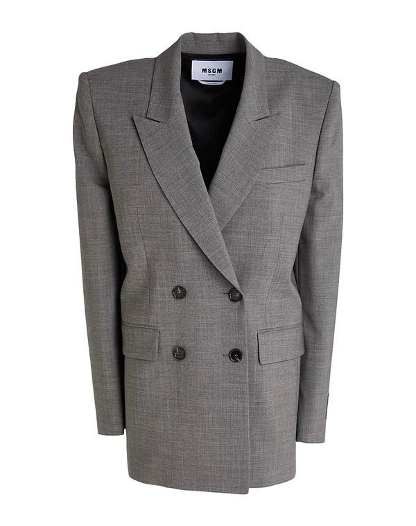 エムエスジイエム レディース アウター ジャケット・ブルゾン テーラードジャケット MSGM Gray グレー