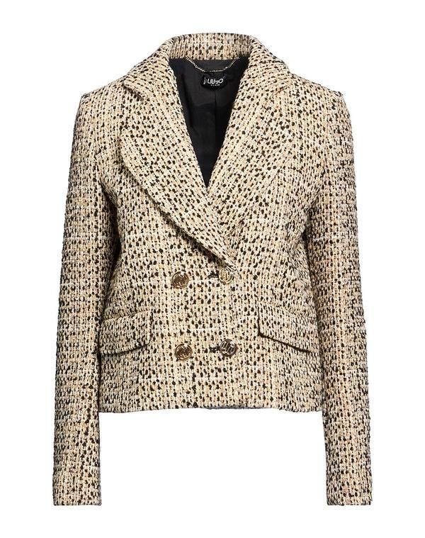 リュージョー レディース アウター ジャケット・ブルゾン テーラードジャケット LIU JO Beige ベージュ