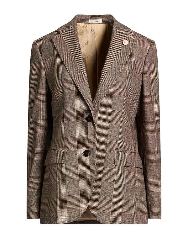 ラルディーニ レディース アウター ジャケット・ブルゾン テーラードジャケット LARDINI Light Brown ブラウン