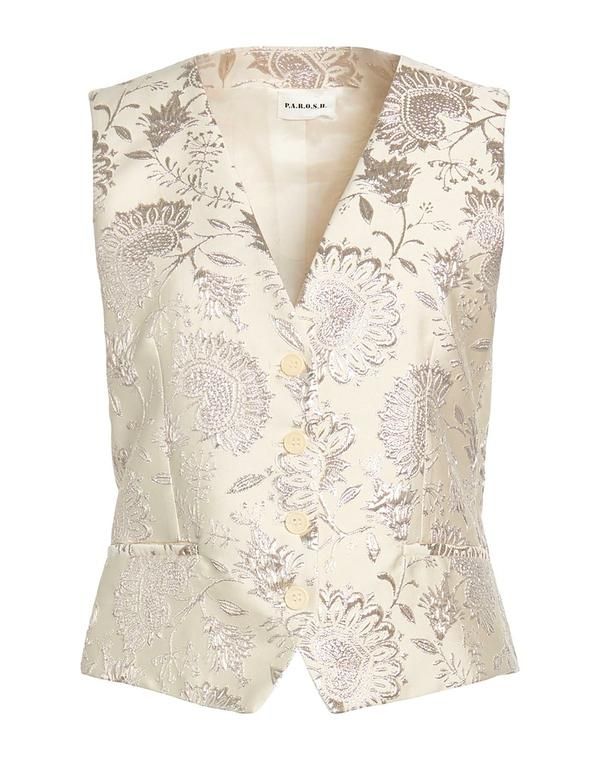 パロッシュ レディース トップス ベスト ジレ PAROSH Ivory アイボリー