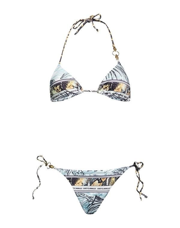 ジャストカバリ レディース 水着 ボトムスのみ JUST CAVALLI Blue ブルー