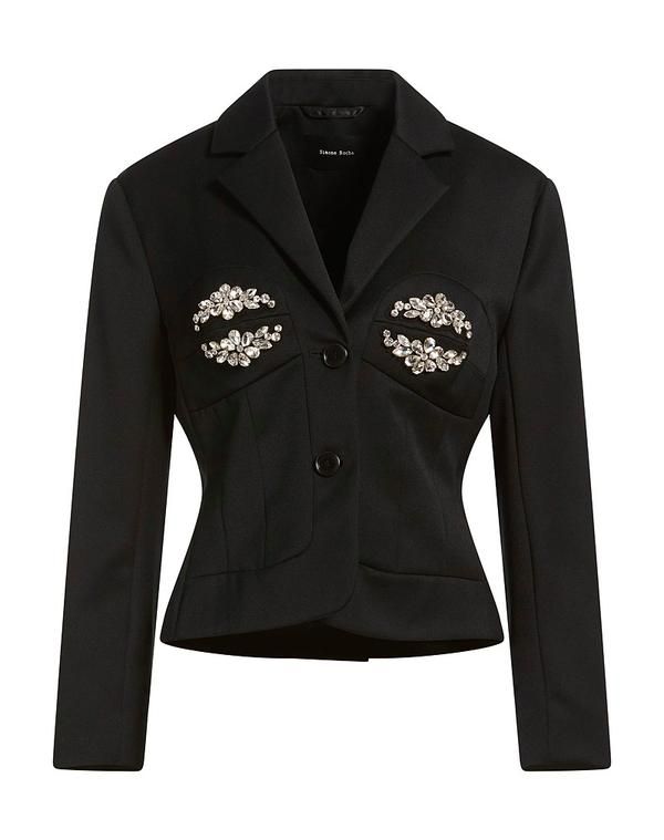 シモーネ・ロシャ レディース アウター ジャケット・ブルゾン テーラードジャケット SIMONE ROCHA Black ブラック