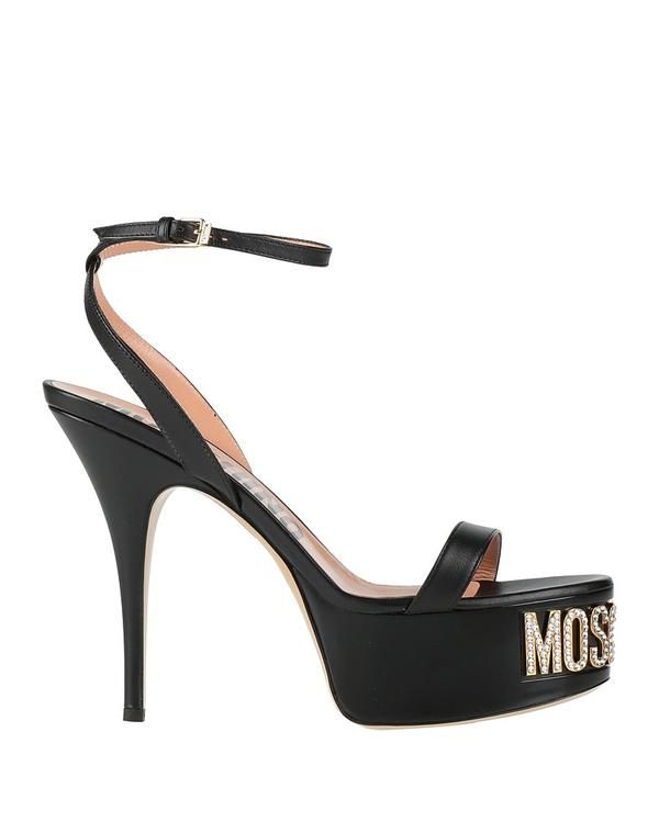 モスキーノ レディース シューズ サンダル MOSCHINO Black ブラック