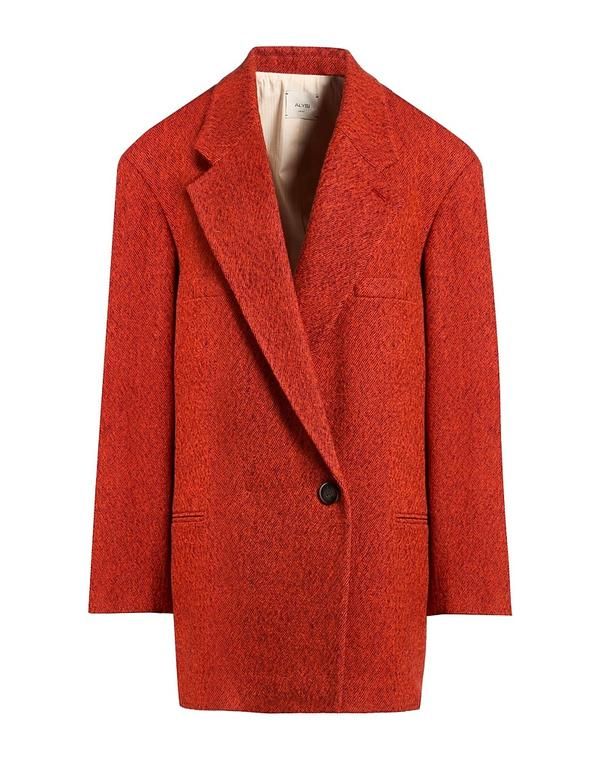 アリジ レディース アウター ジャケット・ブルゾン テーラードジャケット ALYSI Reddish Brown ブラウン