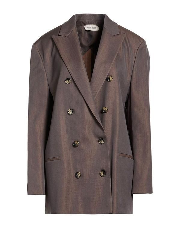 アルベルタ フェレッティ レディース アウター ジャケット・ブルゾン テーラードジャケット ALBERTA FERRETTI Taupe トープ