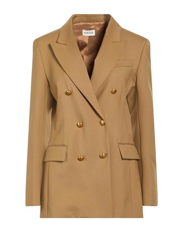 パロッシュ レディース アウター ジャケット・ブルゾン テーラードジャケット PAROSH Khaki カーキ