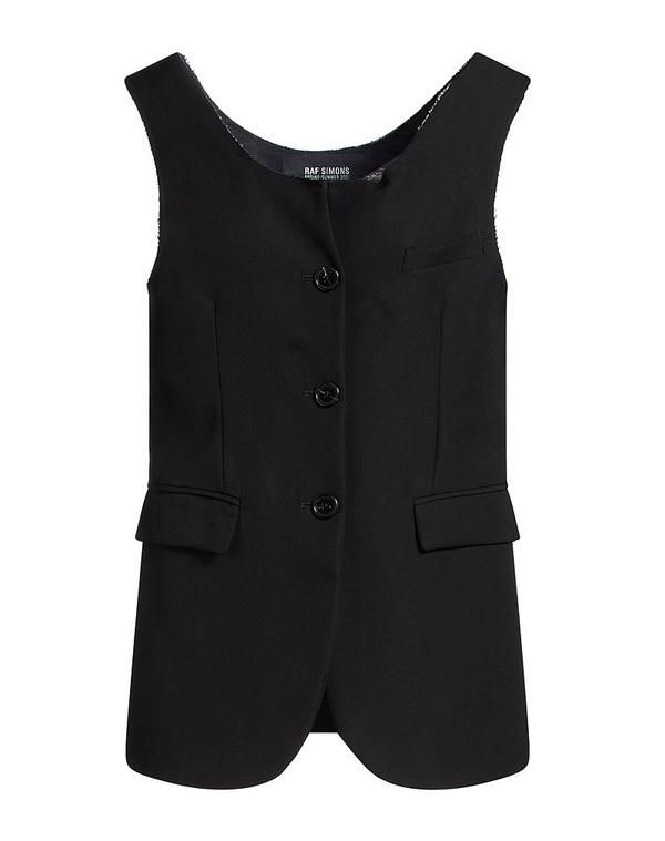 ラフ・シモンズ レディース トップス ベスト ジレ RAF SIMONS Black ブラック