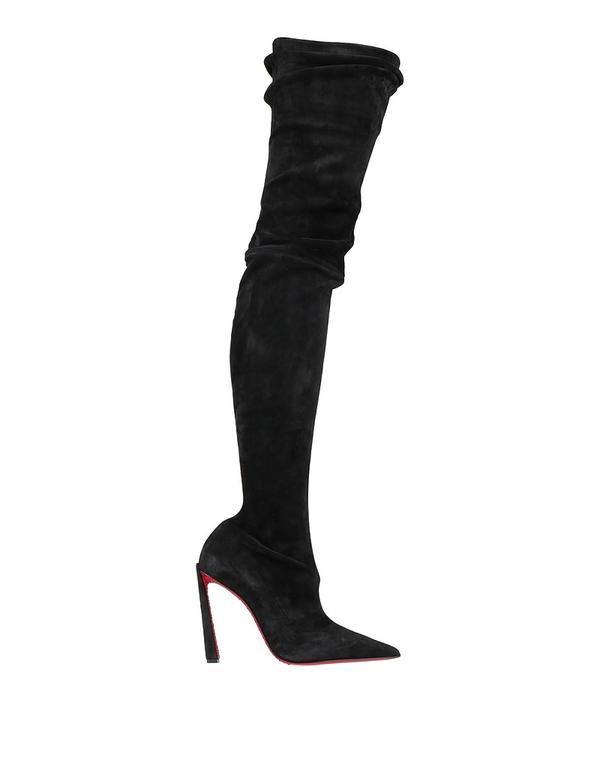 クリスチャン・ルブタン レディース シューズ ブーツ・レインブーツ CHRISTIAN LOUBOUTIN Black ブラック