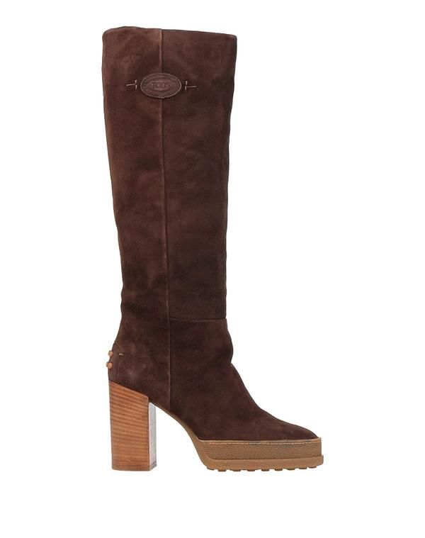 トッズ レディース シューズ ブーツ・レインブーツ TODS Dark Brown ブラウン