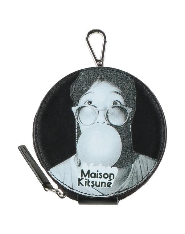 メゾンキツネ レディース アクセサリー 財布 MAISON KITSUN Black ブラック