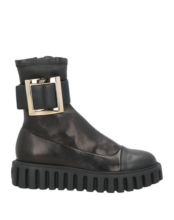 ロジェ・ヴィヴィエ レディース シューズ ブーツ・レインブーツ ショートブーツ ROGER VIVIER Black ブラック