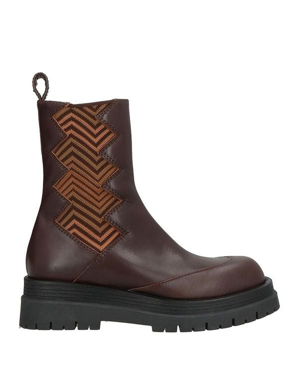 ミッソーニ レディース シューズ ブーツ・レインブーツ ショートブーツ MISSONI Dark Brown ブラウン