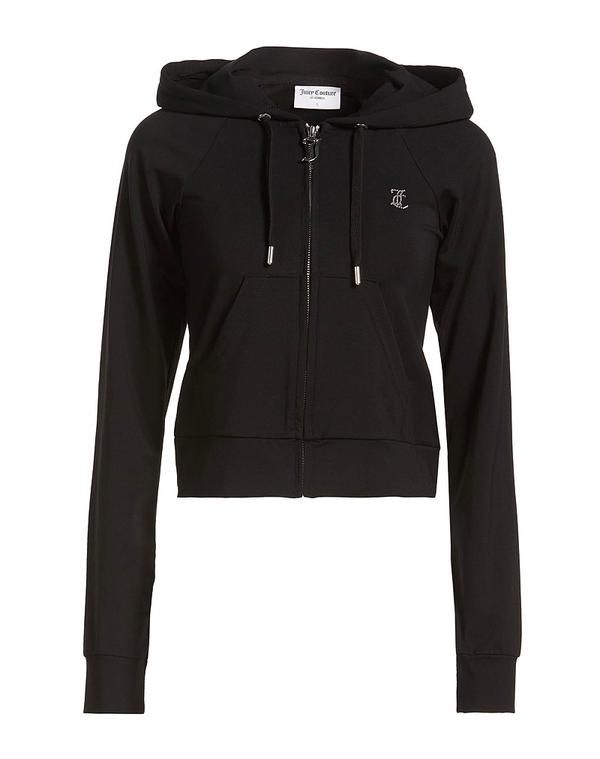 ジューシークチュール レディース アウター パーカー・スウェット JUICY COUTURE Black ブラック