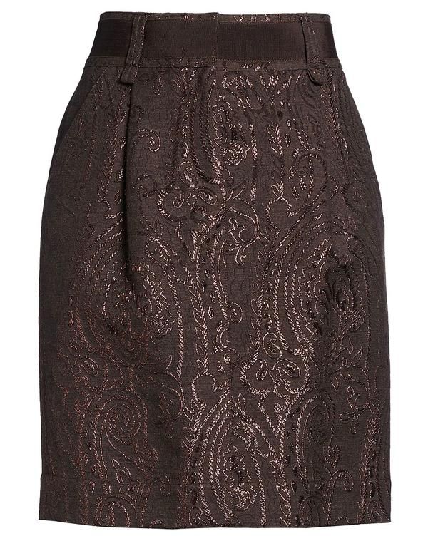エトロ レディース ボトムスカート ETRO Dark Brown ブラウン