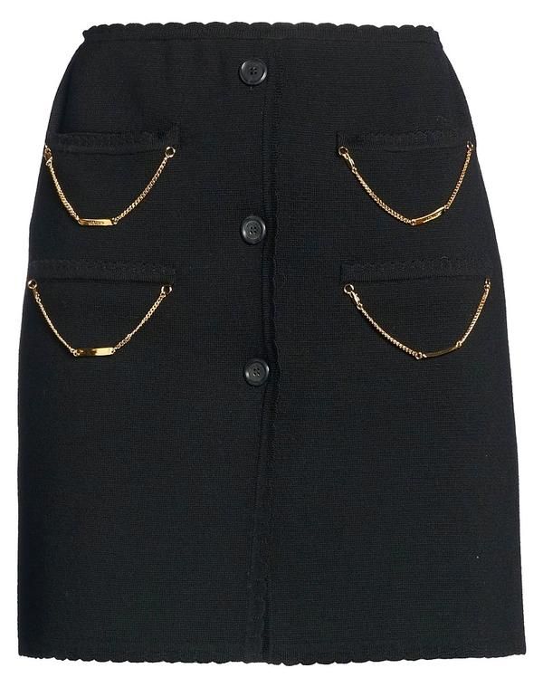 モスキーノ レディース ボトムスカート MOSCHINO Black ブラック