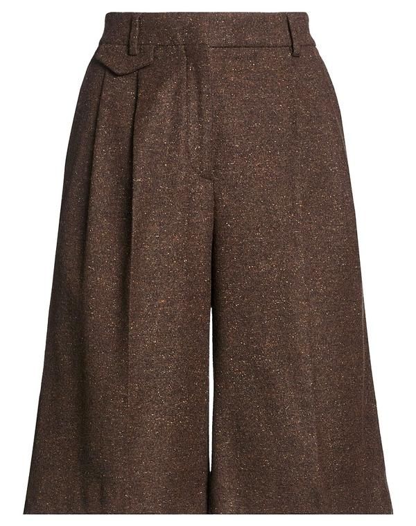 インコテックス レディース ボトムス ハーフパンツ・ショーツ ショートパンツバミューダパンツ INCOTEX Dark Brown ブラウン