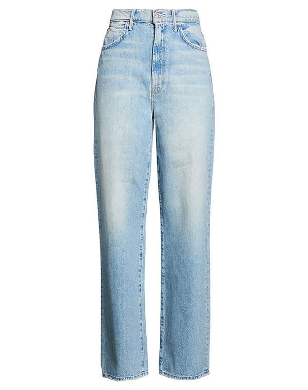 マザー レディース ボトムス デニムパンツ ストレートレッグ MOTHER Blue ブルー
